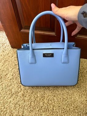 kate spade Sky Blue Leather Top-Handle Satchel